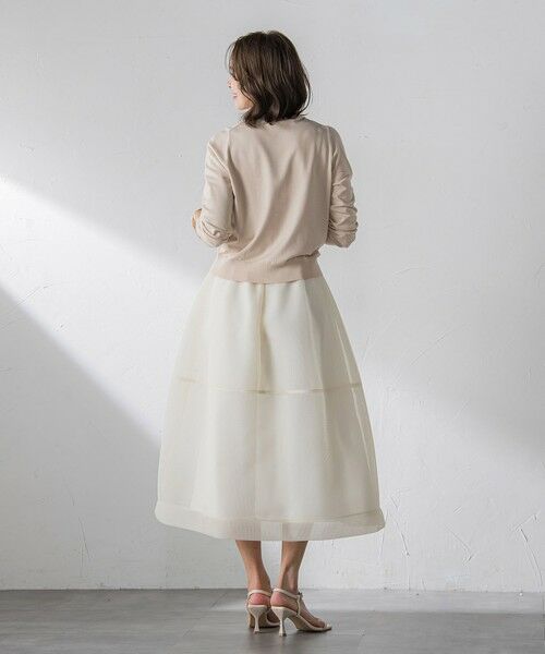 Viaggio Blu / ビアッジョブルー カーディガン・ボレロ | ミモザ刺繍カーディガン≪手洗い可能≫ | 詳細19