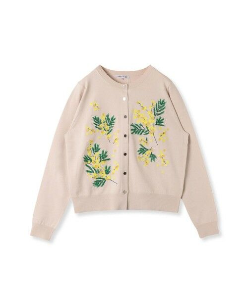 Viaggio Blu / ビアッジョブルー カーディガン・ボレロ | ミモザ刺繍カーディガン≪手洗い可能≫ | 詳細23