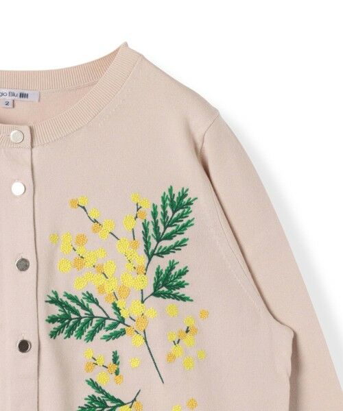 Viaggio Blu / ビアッジョブルー カーディガン・ボレロ | ミモザ刺繍カーディガン≪手洗い可能≫ | 詳細25