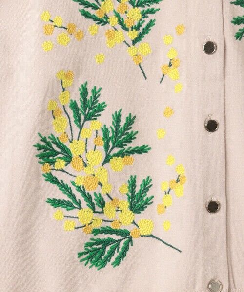 Viaggio Blu / ビアッジョブルー カーディガン・ボレロ | ミモザ刺繍カーディガン≪手洗い可能≫ | 詳細27