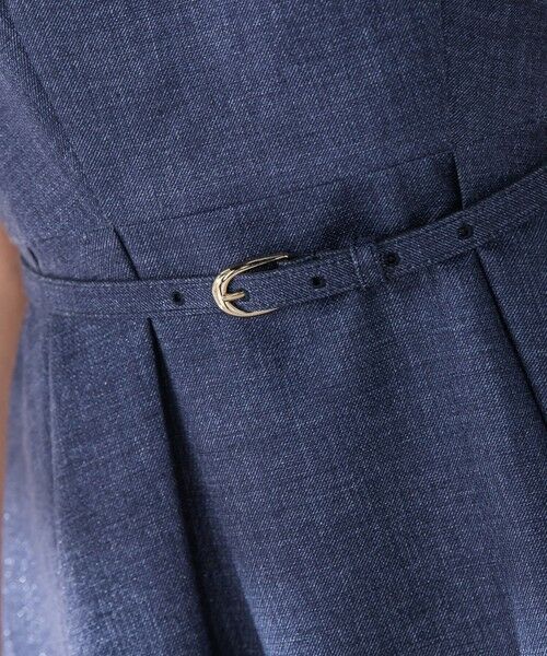 Viaggio Blu / ビアッジョブルー ロング・マキシ丈ワンピース | ラメデニムワンピース≪手洗い可能≫ | 詳細8