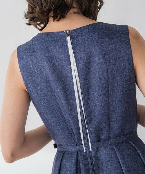 Viaggio Blu / ビアッジョブルー ロング・マキシ丈ワンピース | ラメデニムワンピース≪手洗い可能≫ | 詳細10