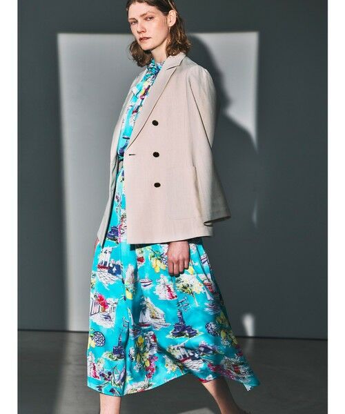 Viaggio Blu / ビアッジョブルー テーラードジャケット | リネティーダブルジャケット≪手洗い可能≫ | 詳細1