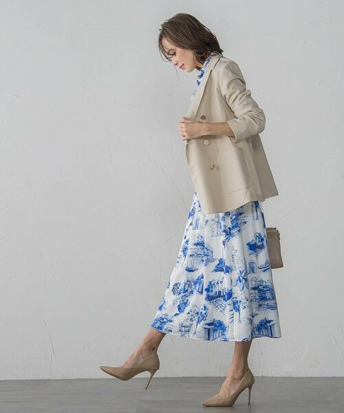 Viaggio Blu / ビアッジョブルー テーラードジャケット | リネティーダブルジャケット≪手洗い可能≫ | 詳細13