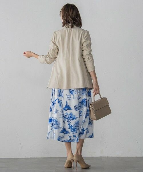 Viaggio Blu / ビアッジョブルー テーラードジャケット | リネティーダブルジャケット≪手洗い可能≫ | 詳細14