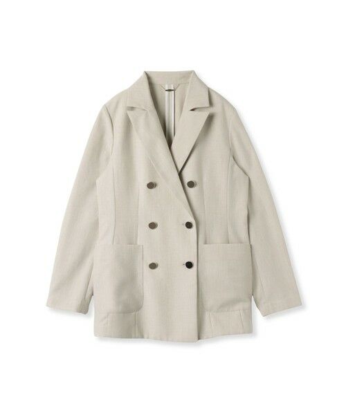 Viaggio Blu / ビアッジョブルー テーラードジャケット | リネティーダブルジャケット≪手洗い可能≫ | 詳細17