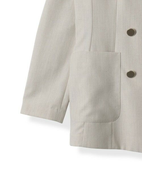 Viaggio Blu / ビアッジョブルー テーラードジャケット | リネティーダブルジャケット≪手洗い可能≫ | 詳細22