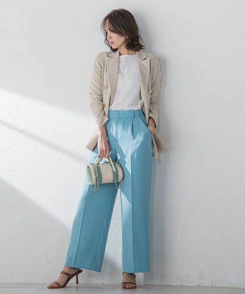 Viaggio Blu / ビアッジョブルー テーラードジャケット | リネティーダブルジャケット≪手洗い可能≫ | 詳細6