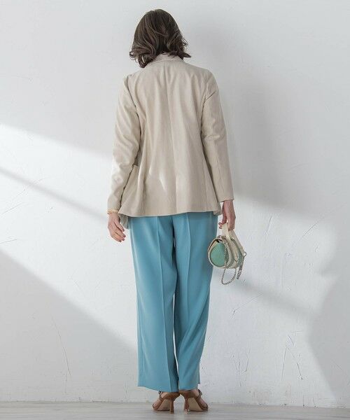 Viaggio Blu / ビアッジョブルー テーラードジャケット | リネティーダブルジャケット≪手洗い可能≫ | 詳細8