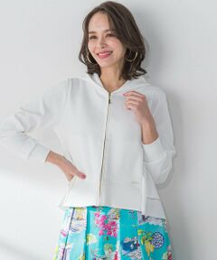 Viaggio Blu / ビアッジョブルー カットソー | バックフリルパーカー≪洗濯機で洗える≫