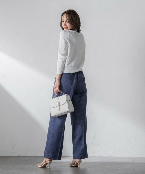 Viaggio Blu / ビアッジョブルー その他パンツ | ラメデニムプリントワイドパンツ≪手洗い可能≫ | 詳細9