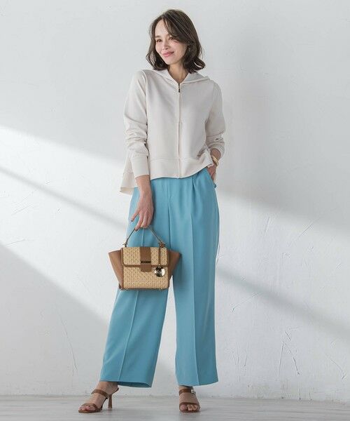 Viaggio Blu / ビアッジョブルー その他パンツ | スムージーサテンワイドパンツ≪洗濯機で洗える≫ | 詳細16