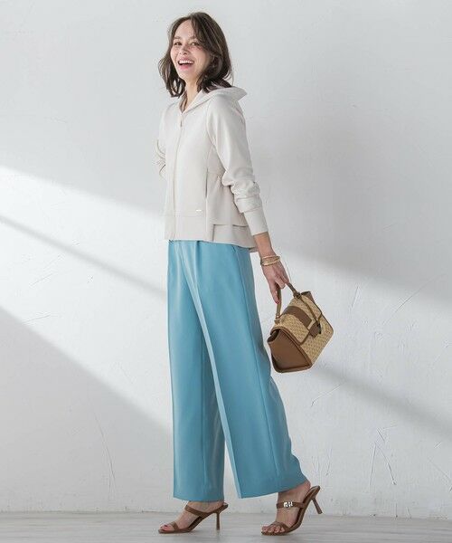 Viaggio Blu / ビアッジョブルー その他パンツ | スムージーサテンワイドパンツ≪洗濯機で洗える≫ | 詳細17