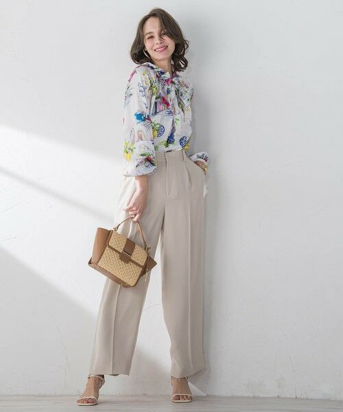 Viaggio Blu / ビアッジョブルー その他パンツ | スムージーサテンワイドパンツ≪洗濯機で洗える≫ | 詳細27