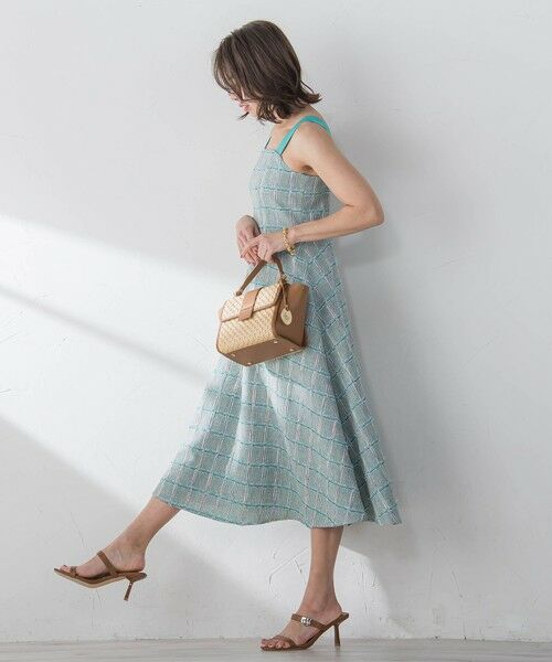 Viaggio Blu / ビアッジョブルー ロング・マキシ丈ワンピース | LINTONツイードワンピース | 詳細3