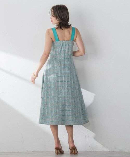 Viaggio Blu / ビアッジョブルー ロング・マキシ丈ワンピース | LINTONツイードワンピース | 詳細4