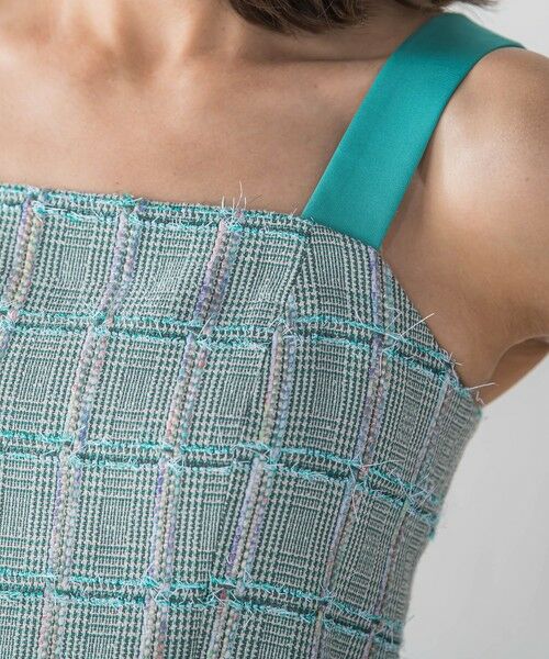 Viaggio Blu / ビアッジョブルー ロング・マキシ丈ワンピース | LINTONツイードワンピース | 詳細5