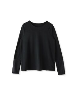 Viaggio Blu / ビアッジョブルー カットソー | シアー切替カットプルオーバー≪洗濯機で洗える≫