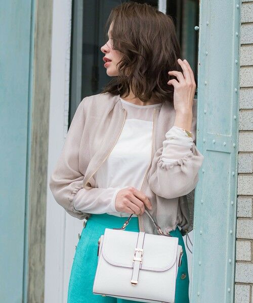 Viaggio Blu / ビアッジョブルー カットソー | シアー切替カットプルオーバー≪洗濯機で洗える≫ | 詳細17