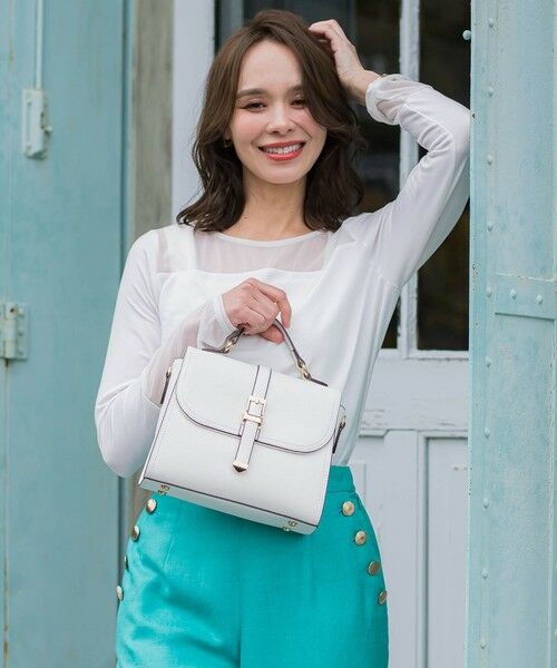 Viaggio Blu / ビアッジョブルー カットソー | シアー切替カットプルオーバー≪洗濯機で洗える≫ | 詳細9