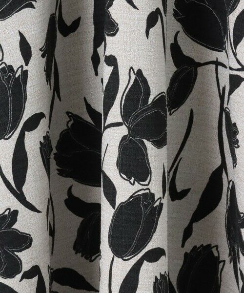 Viaggio Blu / ビアッジョブルー ミニ・ひざ丈スカート | リネンライクチューリッププリントスカート≪洗濯機で洗える≫ | 詳細14