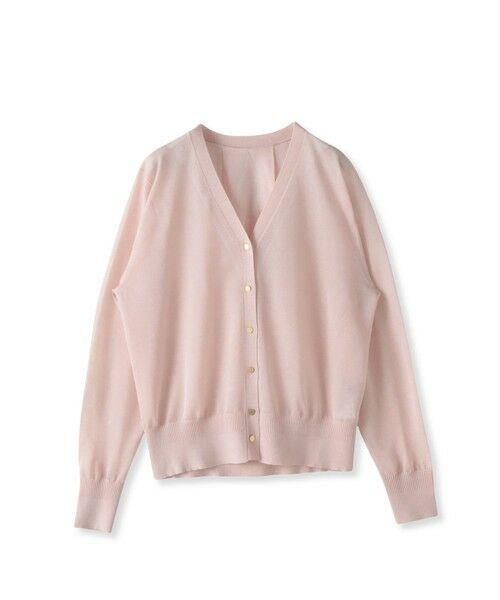 Viaggio Blu / ビアッジョブルー カーディガン・ボレロ | 【新色追加】シアーシャイニーニットカーディガン≪手洗い可能≫ | 詳細19