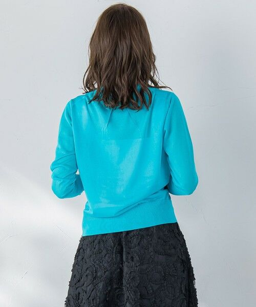 Viaggio Blu / ビアッジョブルー カーディガン・ボレロ | 【新色追加】シアーシャイニーニットカーディガン≪手洗い可能≫ | 詳細22