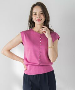 Viaggio Blu / ビアッジョブルー ニット・セーター | 【新色追加】ルシンダ前後2wayパールニット≪手洗い可能≫