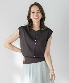 Viaggio Blu / ビアッジョブルー ニット・セーター | 【新色追加】ルシンダ前後2wayパールニット≪手洗い可能≫