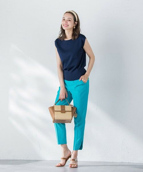 Viaggio Blu / ビアッジョブルー ニット・セーター | 【新色追加】ルシンダ前後2wayパールニット≪手洗い可能≫ | 詳細13