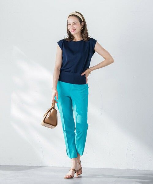 Viaggio Blu / ビアッジョブルー ニット・セーター | 【新色追加】ルシンダ前後2wayパールニット≪手洗い可能≫ | 詳細15