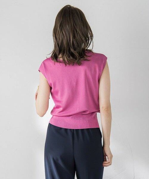 Viaggio Blu / ビアッジョブルー ニット・セーター | 【新色追加】ルシンダ前後2wayパールニット≪手洗い可能≫ | 詳細25