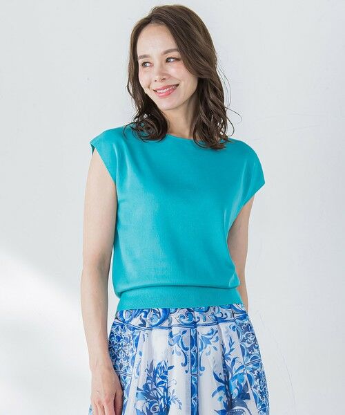 Viaggio Blu / ビアッジョブルー ニット・セーター | 【新色追加】ルシンダ前後2wayパールニット≪手洗い可能≫ | 詳細28