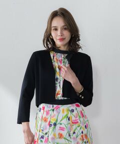 Viaggio Blu / ビアッジョブルー ニット・セーター | ルシンダボレロカーディガン≪手洗い可能≫