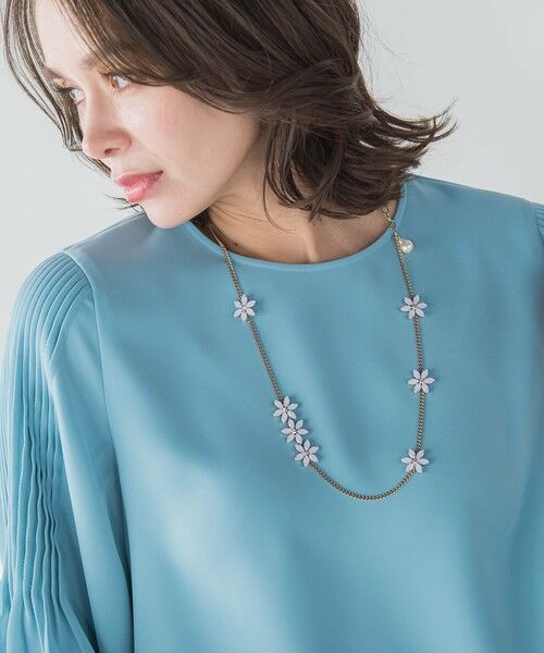 Viaggio Blu / ビアッジョブルー ネックレス・ペンダント・チョーカー | フラワービジューネックレス | 詳細1