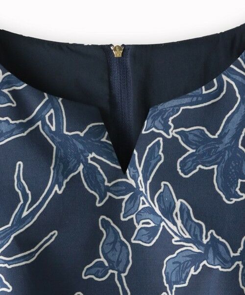 Viaggio Blu / ビアッジョブルー ロング・マキシ丈ワンピース | 【WEB限定】オパールフラワーデニムワンピース≪洗濯機で洗える≫ | 詳細16