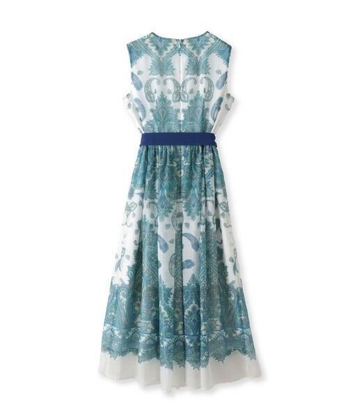 Viaggio Blu / ビアッジョブルー ロング・マキシ丈ワンピース | ペイズリープリントワンピース≪手洗い可能≫ | 詳細14