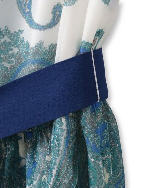 Viaggio Blu / ビアッジョブルー ロング・マキシ丈ワンピース | ペイズリープリントワンピース≪手洗い可能≫ | 詳細15