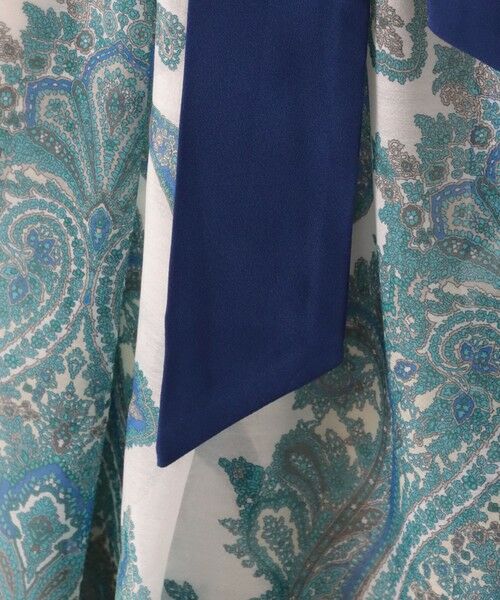 Viaggio Blu / ビアッジョブルー ロング・マキシ丈ワンピース | ペイズリープリントワンピース≪手洗い可能≫ | 詳細19