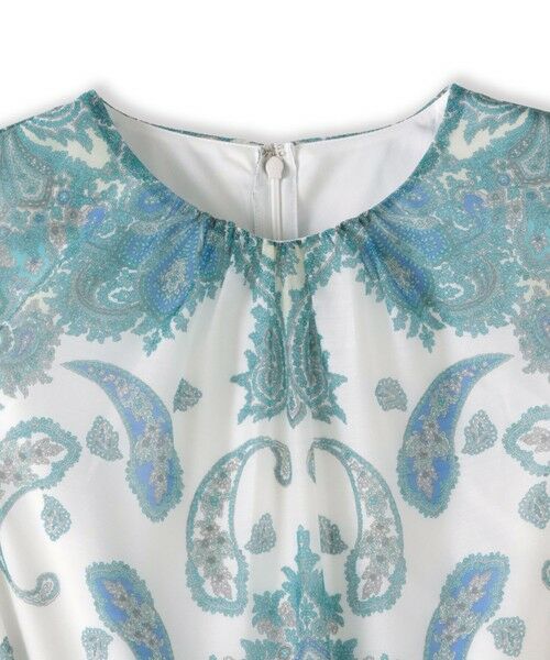 Viaggio Blu / ビアッジョブルー ロング・マキシ丈ワンピース | ペイズリープリントワンピース≪手洗い可能≫ | 詳細20