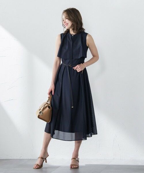 Viaggio Blu / ビアッジョブルー ロング・マキシ丈ワンピース | ラッセルレースワンピース≪洗濯機で洗える≫ | 詳細13