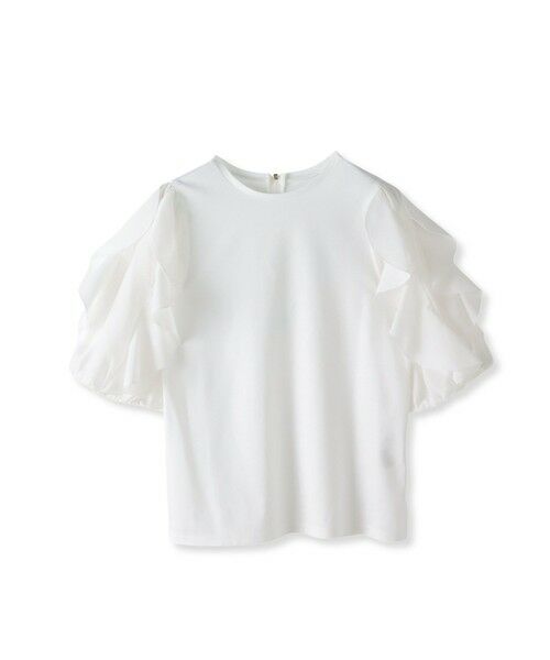 Viaggio Blu / ビアッジョブルー カットソー | ラッフルスリーブプルオーバー≪洗濯機で洗える≫ | 詳細8