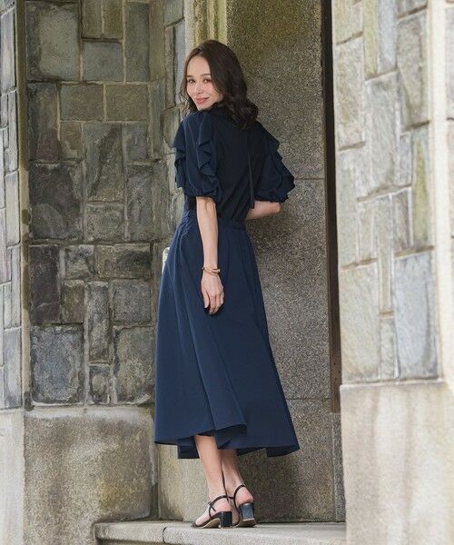 Viaggio Blu / ビアッジョブルー カットソー | ラッフルスリーブプルオーバー≪洗濯機で洗える≫ | 詳細17