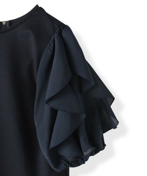 Viaggio Blu / ビアッジョブルー カットソー | ラッフルスリーブプルオーバー≪洗濯機で洗える≫ | 詳細22