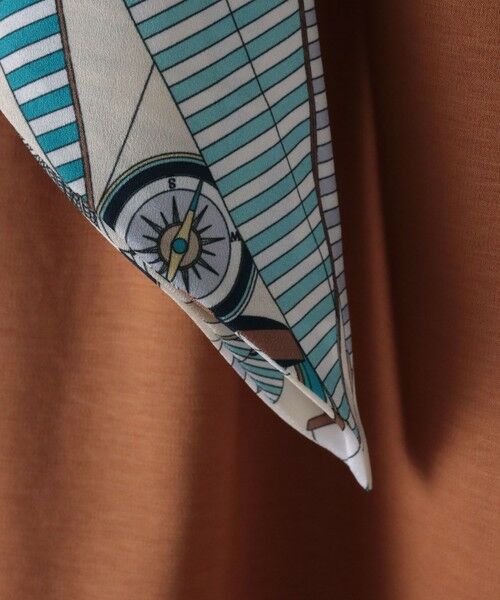 Viaggio Blu / ビアッジョブルー カットソー | ヨット柄スカーフ付きプルオーバー≪洗濯機で洗える≫ | 詳細29