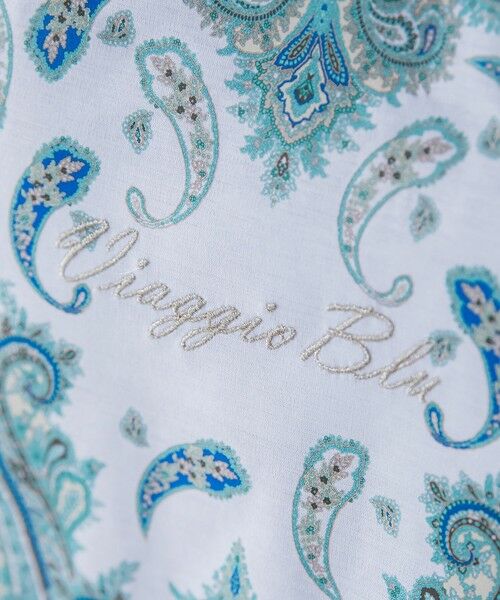 Viaggio Blu / ビアッジョブルー カットソー | ペイズリープリントTシャツ≪洗濯機で洗える≫ | 詳細12
