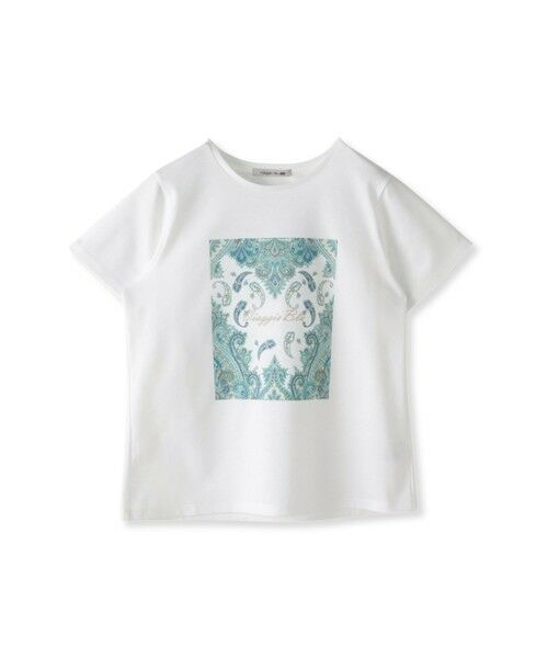 Viaggio Blu / ビアッジョブルー カットソー | ペイズリープリントTシャツ≪洗濯機で洗える≫ | 詳細13