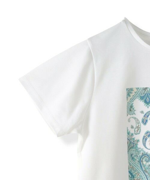 Viaggio Blu / ビアッジョブルー カットソー | ペイズリープリントTシャツ≪洗濯機で洗える≫ | 詳細15