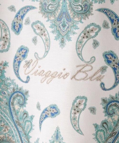 Viaggio Blu / ビアッジョブルー カットソー | ペイズリープリントTシャツ≪洗濯機で洗える≫ | 詳細17