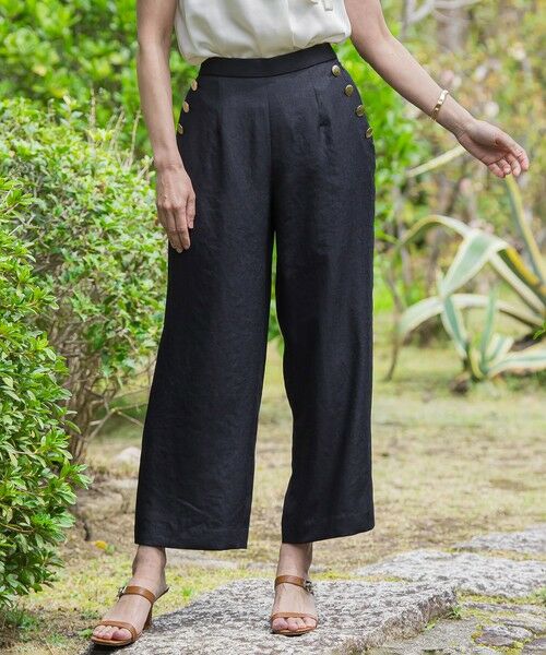 Viaggio Blu / ビアッジョブルー その他パンツ | アイアスワイドパンツ≪手洗い可能≫ | 詳細1